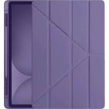 Colezium Ipad Pro 11 (2024) Kılıf Kalemlikli  Tablet Kılıfı - Mor