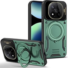 Sb Shopping Note 14 Kılıf Joy Lens Standlı Kapak - Koyu Yeşil