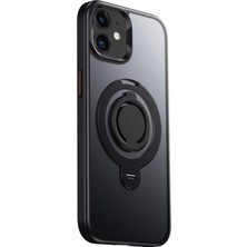 Sb Shopping Iphone 12 Atar 360 Dönen Magsafe Kapak - Siyah