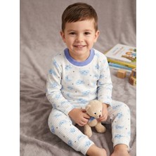 4 Best Brand Bulutlu Ay Erkek Çocuk Pijama Takımı