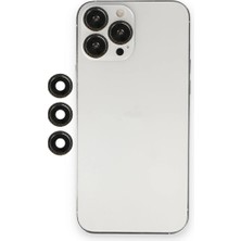 Nerm Iphone 12 Pro Shine Kamera Lens - Siyah