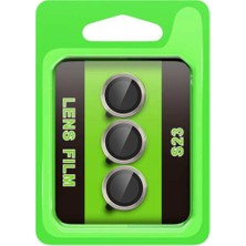 Nerm Galaxy S23 Raze Metal Kamera Lens - Gri