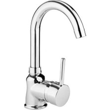Pretify Delta Kuğu Lavabo Bataryası Çubuk Kol