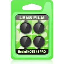 Nerm Note 14 Pro 5g Raze Metal Kamera Lens - Siyah
