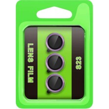 Bilfold Galaxy S23 Raze Metal Kamera Lens - Mor