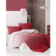 Hsc Bilişim Çift Kişilik Nevresim Takımı Pamuklu Puantiye