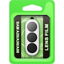 Bilfold Galaxy A26 Raze Metal Kamera Lens - Gümüş