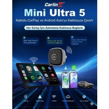 Noyo Carlinkit Ultra 5  2026  Kablosuz Carplay ve Android Auto Adaptörü, Yeni Nesilchipset, Bluetooth