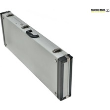 Puandorg Gri Elektro Gitar Hardcase Taşıma Çantası(Anahtarlı/kilitli)