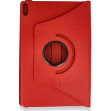 Colezium Huawei Honor Pad X8A Kılıf 360 Tablet Deri Kılıf - Kırmızı