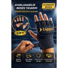 Liggo Ufc Mma Eldiveni Bilek Bandajlı Boks Eldiveni Torba Eldiveni Antrenman Eldiveni