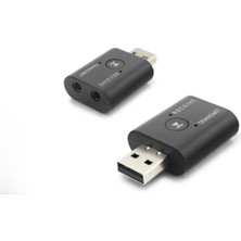 Skygo USB Bluetooth Ses Verici + Alıcı Adaptör 2 In 1 - Siyah HD9006