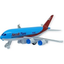 Arenes Sürtmeli Yolcu Uçağı 16 cm - Mavi  (Lisinya)