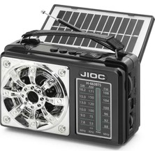 Skygo Nostaljik Kamp ve Outdoor Solar Şarjli Tws Taşinabi̇li̇r Hoparlör H663BTS