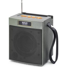 Skygo Bluetooth Fm Radyo Tws Usb Tf Aux Solar Şarjli Taşinabilir Kamp Hoparlör NS661S