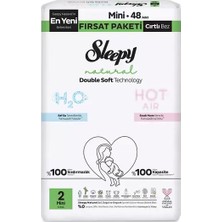 Flamex Natural Double Soft Bebek Bezi Fırsat Paketi 2 Beden 48 Adet