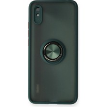 Feifei 9A Kılıf Montreal Yüzüklü Kapak - Yeşil