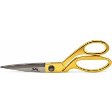 Albertos Altın Saplı Terzi Makası 24.02 cm 9.50 Inch Profesyonel Düz Kesim Kumaş Makası