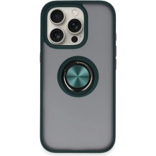 Feifei 16 Pro Max Kılıf Montreal Yüzüklü Kapak - Yeşil