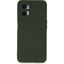 Ethab Ticaret Realme 9i 4g Kılıf Nano Içi Kadife - Koyu Yeşil