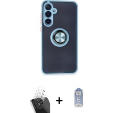 İlk El Grup Ieg™ Galaxy A25 5g Kılıf Yörünge Çizgi - Siyah Joko Magic 5d Cam + Şeffaf Kamera Lens Koruma Cam