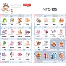  tanex ılkokul harf etiketi-5 sticker 2 li mtc-105