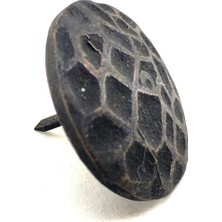 Derin Stok Antika Tarz Dekoratif Pirinç Desenli Kabara No4 - 35 Mm, Oksit