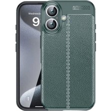 Feifei 16 Kılıf Auto Fus Kapak - Koyu Yeşil