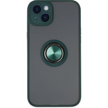 Feifei 14 Kılıf Montreal Yüzüklü Kapak - Yeşil