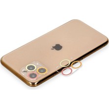 Trend Movira 11 Pro Max Renkli Kamera Lens Koruma Cam - Tcu-Kırmızı