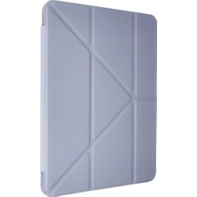 Bilfold Galaxy Tab A9 Plus Kılıf Kalemlikli Mars Tablet Kılıfı - Lila