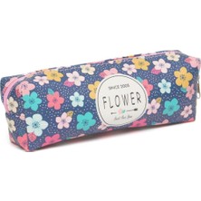  taros kalem çantası flower 3501