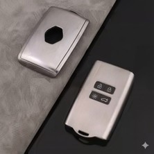 Renault Clio 5 - Megane 4 - Kadjar - Dacia Uyumlu Smart 3 Buton Silikon Oto Anahtar Kumanda Kabı K�