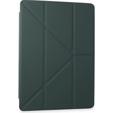Bilfold Galaxy Tab A9 Plus Kılıf Kalemlikli Mars Tablet Kılıfı - Koyu Yeşil