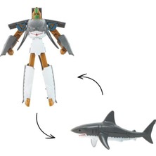 Gray Line Gry Robota Dönüşen Orca Balina Oyuncak Nel1