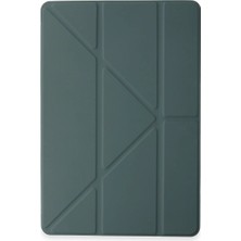 Bilfold Pad 6 Kılıf Kalemlikli Mars Tablet Kılıfı - Koyu Yeşil