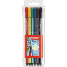 Stabilo Keçe Uçlu Boya Kalemi 6 Renk 6806/Pl