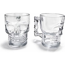 Hsc Bilişim 2'li Cam Kurukafa Kupa Bardak Seti ALK2148