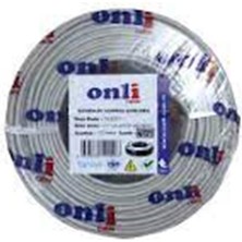 Onli On-2201 2+1 1X0,22 Mini Coax 2X0,22Mm 100 Metre Cca Kamera Kablosu