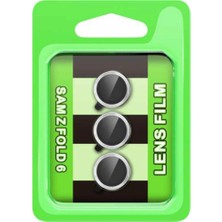 Bilfold  Galaxy Z Fold 6 Raze Metal Kamera Lens - Gümüş