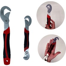 Senka Mey Ithalat® Çok Fonksiyonlu Ergonomik Ayarlanabilir Büyük Küçük Akıllı Pense Anahtar 2li Set