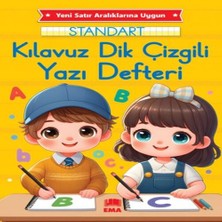 Senka Dik Temel Harflerle Standart Renkli Kareli Yazı Defteri