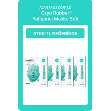 Cryo Rubber Yatıştırıcı Yüz Maskesi Seti | 4 Adet Maske
