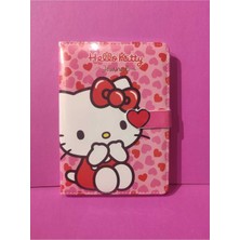 Bruno Visconti Vj Hello Kitty Ve Arkşvegan Not Defteri Deri Mıknatıslı Günlük 13X18Cm Cm 525-2028