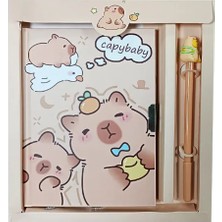  unick color hatıra defteri kilitli capybara kalemli 7172