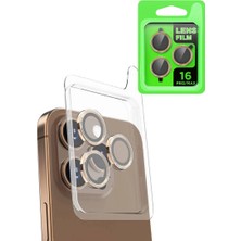 Ronanna Iphone 16 Pro Max Raze Metal Kamera Lens - Desert