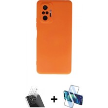 İlk El Grup Ieg™ Redmi Note 10 Pro Kılıf Ahenk Serisi - Siyah 3D Antistatik Cam Ekran Koruyucu + Şeffaf Kamera Lens Koruma Cam