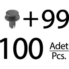 İnnovareauto Hyundai, Kia Için Davlumbaz Klips- 100'LÜ