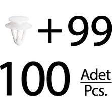 İnnovareauto Opel Için Döşeme Klipsi- 100 Adet