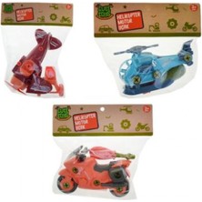 Asya Oyuncak Sök-Tak Uçak - Helikopter veya Motosiklet 3341-D4A (Karışık Model 1 Adet)